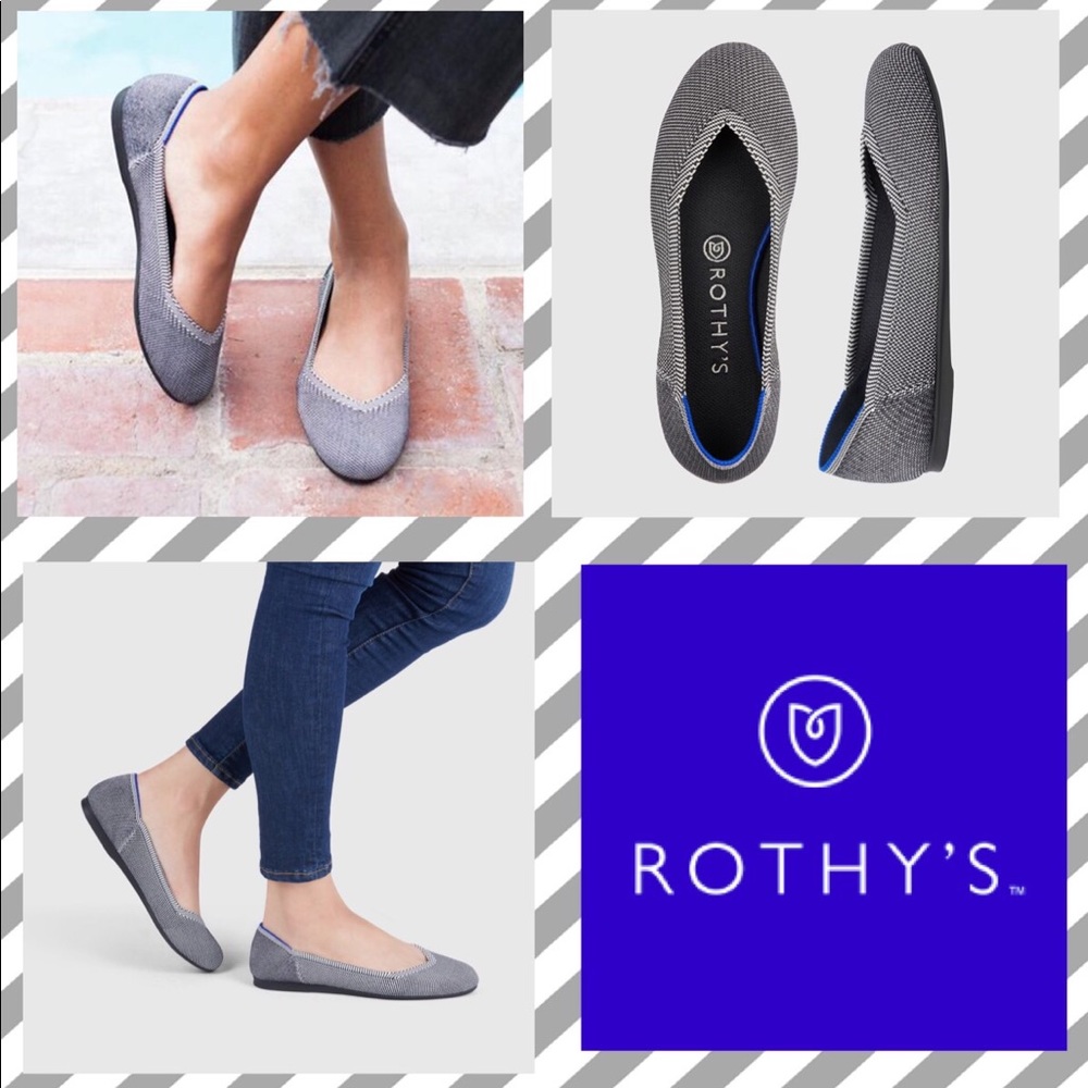 Rothy’s Retiring THE FLAT (Grey Birdseye)